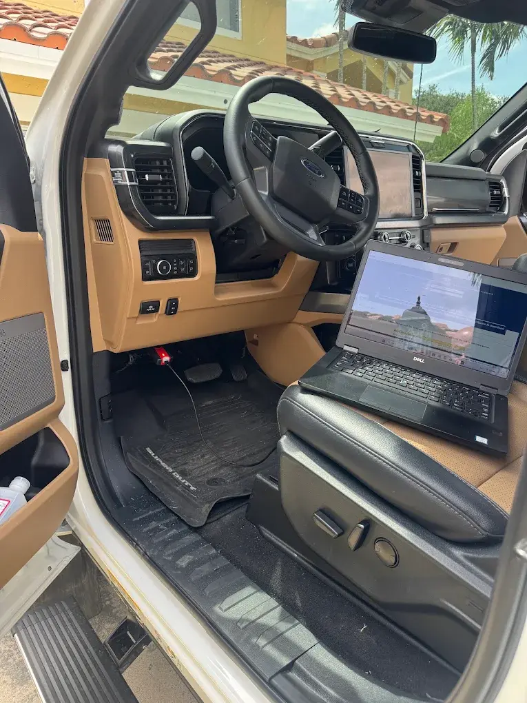 Programming a new key for a Ford Super Duty truck